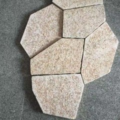 China yellow  granite crazy paving stone